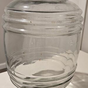 Pottery Barn Clear Glass Jar
